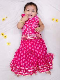 KID1 - Myra Girls Top And Lehenga