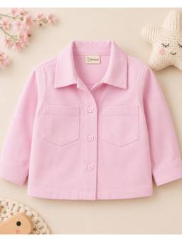 Kidbea - Girls Collared Neck Full Sleeve Regular Fit Jacket