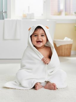 Baby Moo - White Cotton Solid Towel