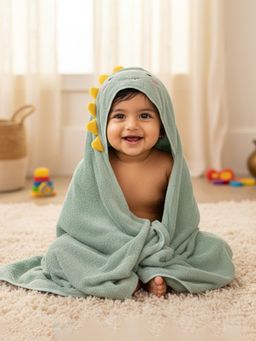 Baby Moo - Mint Green Cotton Solid Towel
