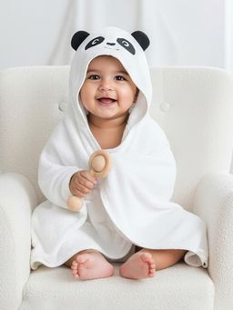 Baby Moo - White Cotton Solid Towel