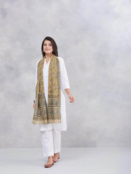 Fabindia - Yellow Cotton Stole