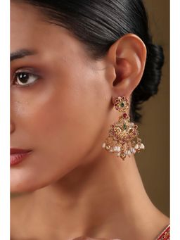 Biba - Women Multi-Color Brass Drop and Danglers