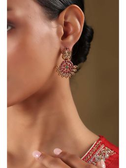 Biba - Women Multi-Color Brass Drop and Danglers