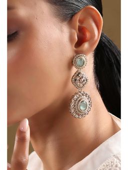 Biba - Women Mint Green Alloy Drop and Danglers