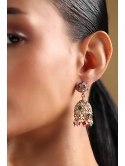 Biba - Women Multi-Color Alloy Jhumka