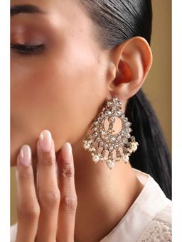 Biba - Women White Alloy Chaandbali
