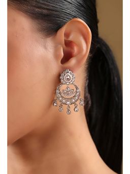 Biba - Women White Alloy Chaandbali