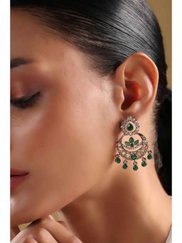 Biba - Women Green Alloy Chaandbali