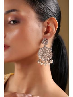 Biba - Women White Alloy Chaandbali