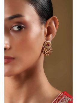 Biba - Women Red Alloy Drop Earrings