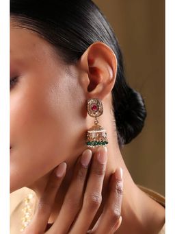 Biba - Women Multi-Color Alloy Jhumka