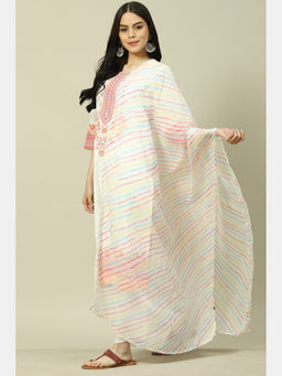Rangriti - Multi-Color Cotton Blend Printed Dupatta