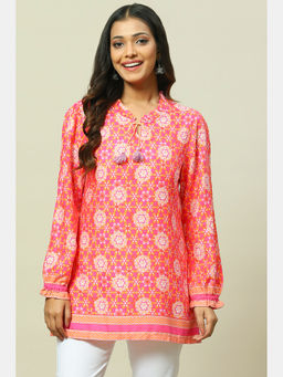 Rangriti - Pink Viscose Indie Top
