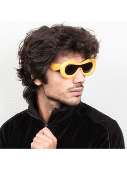 TED SMITH - Pilot Sunglasses for Unisex 100% UV Protection Grey Lens & Acetate Frame Medium