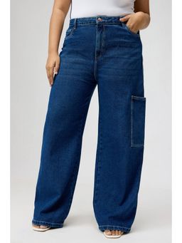 FREAKINS - Curve Pintuck Straight Pocket Denim Jeans