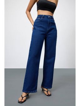 FREAKINS - Women's Blue Straight Leg Jeans