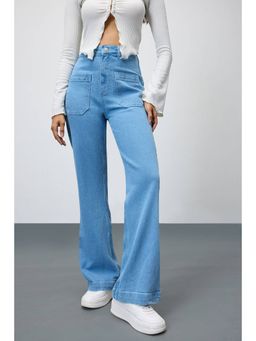 FREAKINS - Coastal Breeze High Waist Pocketed Bootcut Jeans
