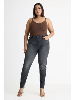 FREAKINS - Curve Shadow Charcoal Denim