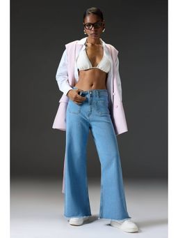 FREAKINS - Light Blue Marine Fit Jeans