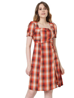 VERO MODA - Curve Women Orange Dress