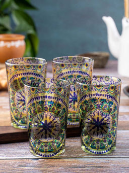KOLOROBIA - Moroccan Inspiration Chai Glass Set of 4