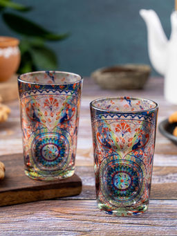 KOLOROBIA - Turkish Fervor Chai Glass Set of 2