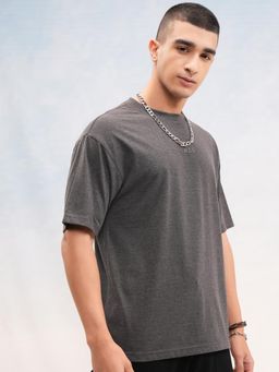 HIGHLANDER - Men Crew Neck T-shirt-Grey