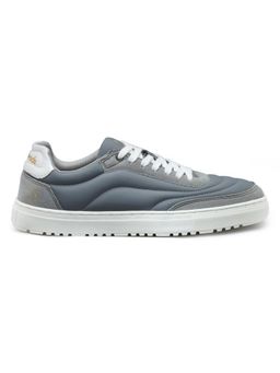 SOLETHREADS - Quilt Grey Solid Men Sneakers