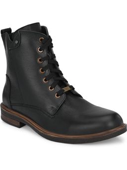 EGOSS - Men Export Surplus Premium Genuine Leather Casual Boots - Black