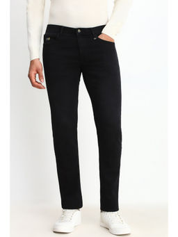 Allen Solly - Men Black Slim Fit Dark Wash Jeans