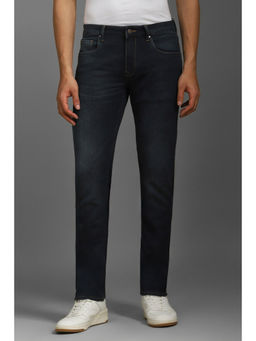 Louis Philippe - Men Navy Blue Light Slim Fit Jeans