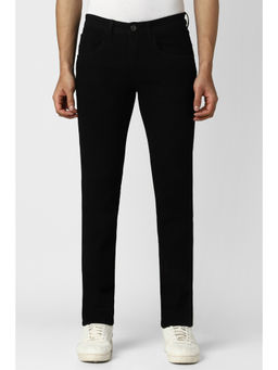 Van Heusen - Men Black Dark Wash Slim Fit Jeans