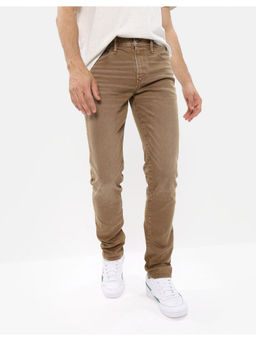 American Eagle - Men Beige Airflex Slim Jeans