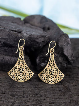 Studio One Love - Ethnic Elegance Gold-Plated Handmade Drops & Danglers Earrings