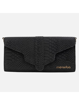 MONADAA - Womens Black Malo Sling Bag with Detachable Strap