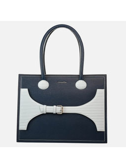 MONADAA - Womens Navy Maestro Handbag