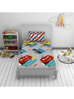 CORE Designed by SPACES - Disney Cotton Breathable Machine Washable Great Value Single Bedsheet - Grey