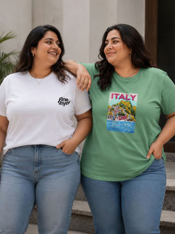 RIGO - Women Multi-Colour Cotton T-Shirts (Pack of 2)