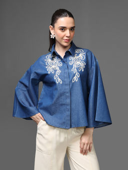 Kazo - Women Blue Haven Shirt
