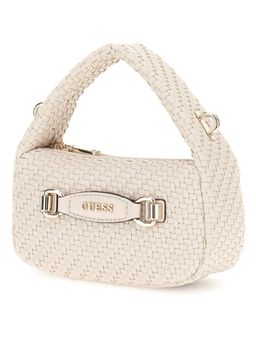 Guess - Shell Basket Weave Francy Handbag With Detachable Strap