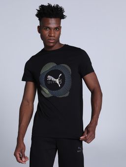 Puma - X Virat Kohli One8 Graphic Mens Black T-shirt