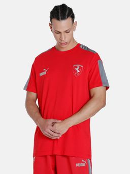 Puma - Ferrari Race Mt7 Monochrome Mens Red T-shirt