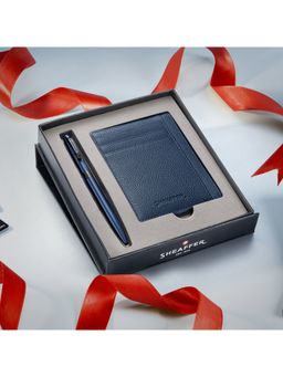 Sheaffer - Blue Reminder 9018 Ball Pen with Sapphire Night Card Holder