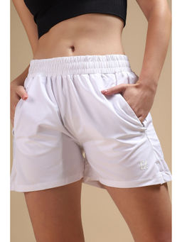 RYZ - White Core Gym Shorts with Towel Loop