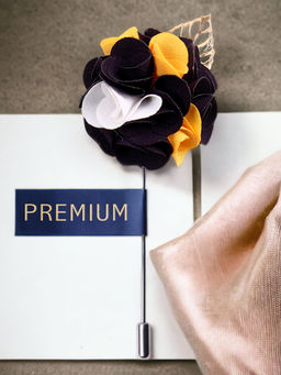 PELUCHE - Exotic Delight Multicolor Brooch Lapel Pin For Men