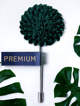 PELUCHE - Greetings of Goodtime Green Brooch Lapel Pin For Men