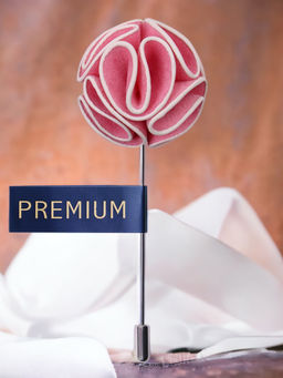 PELUCHE - So Soothing Pink Brooch Lapel Pin For Men