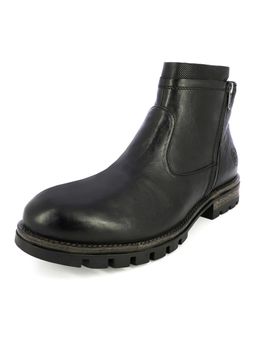Alberto Torresi - Solid Black Ankle Length Chelsea Boots