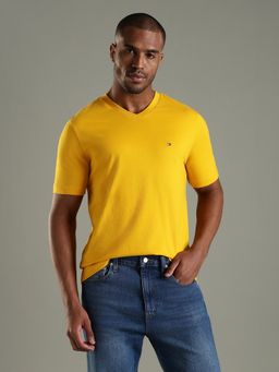 Tommy Hilfiger - Solid Regular Fit Cotton T-Shirt